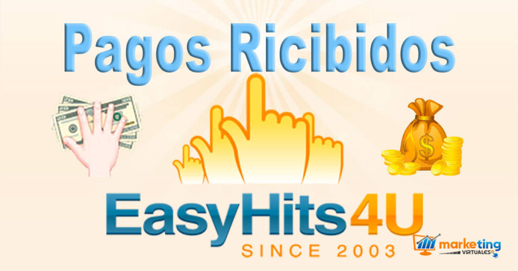 comprobante de pago recibido de easyhits4U