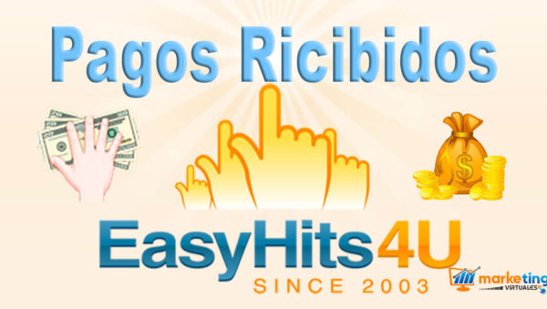 comprobante de pago recibido de easyhits4U