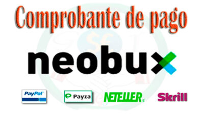 Comprobante de pago Neobux sigue pagando
