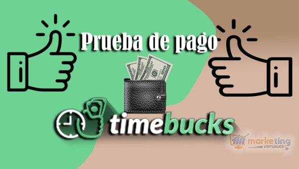 Nuevo Comprobante de Pago TimeBucks