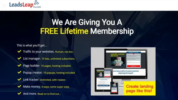 gana dinero con LeadsLeap desde internet